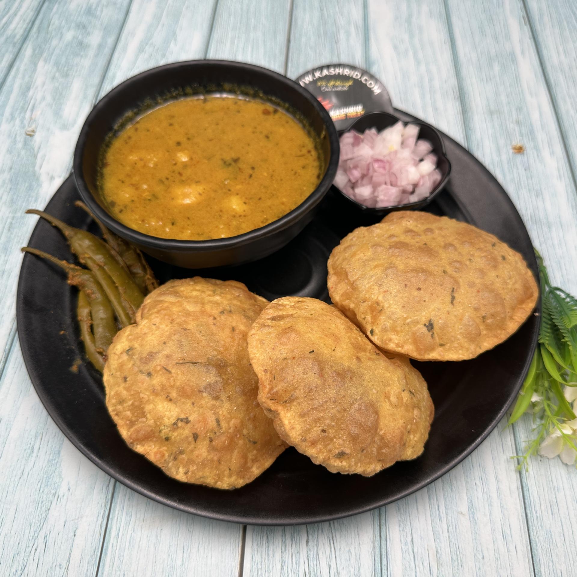 Masala Atta Puri (without fry)