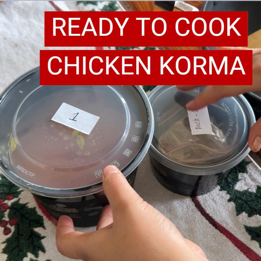 Chicken Korma Packs