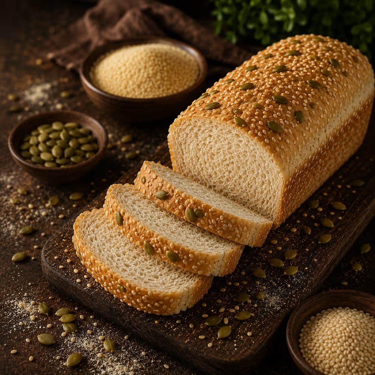 Home Made 100% Suji Bread