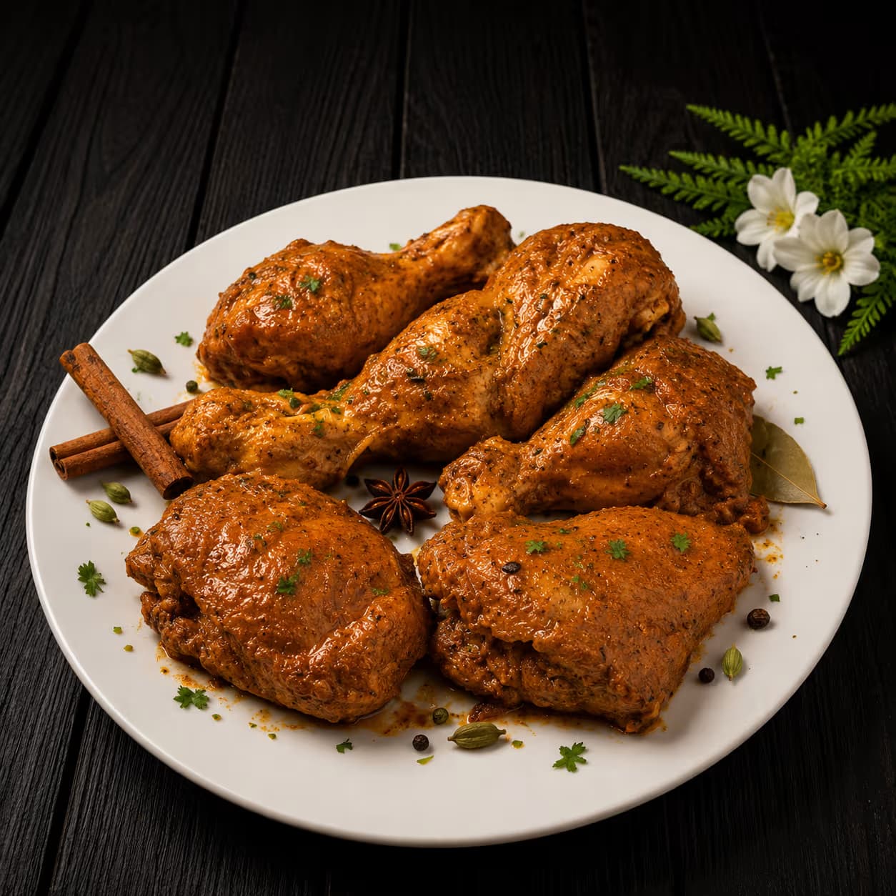 Authentic Mughlai Marinated Chicken Tandoori